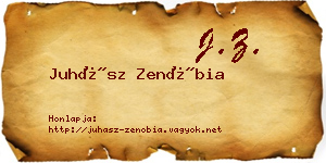 Juhász Zenóbia névjegykártya